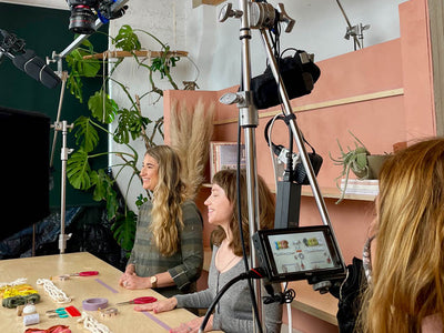 Behind the Scenes at the Modern Macramé Studio: Filming our Tutorials