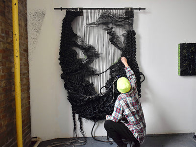 Jacqueline Surdell, rope, weaving and crochet artist