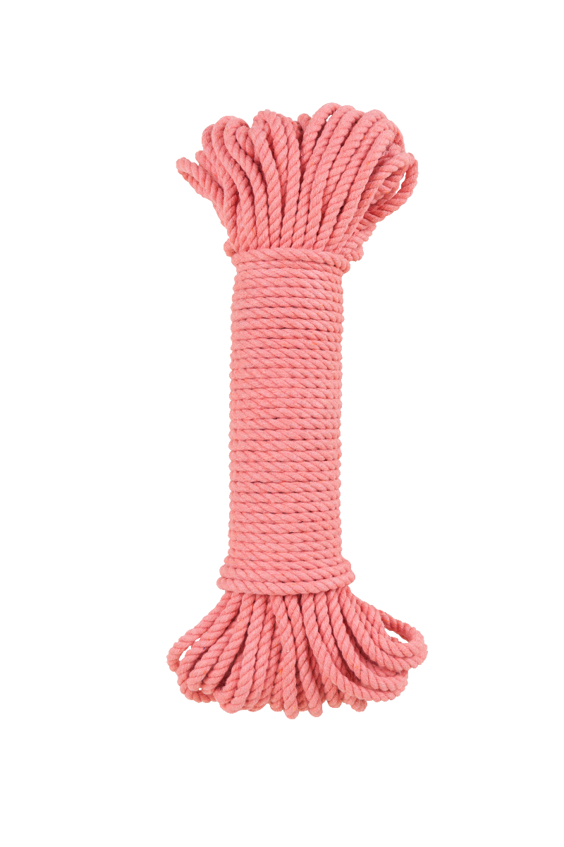 5mm cotton rope bundle coral