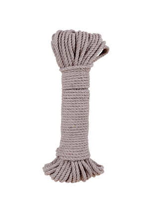 5mm cotton rope bundle light gray