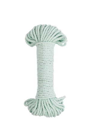 5mm cotton rope bundle in 31 colors : Mint