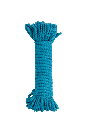 5mm cotton rope bundle in teal