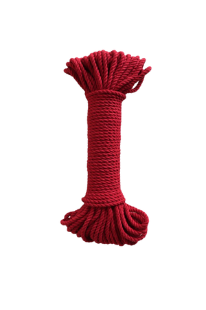 5mm cotton rope bundle red
