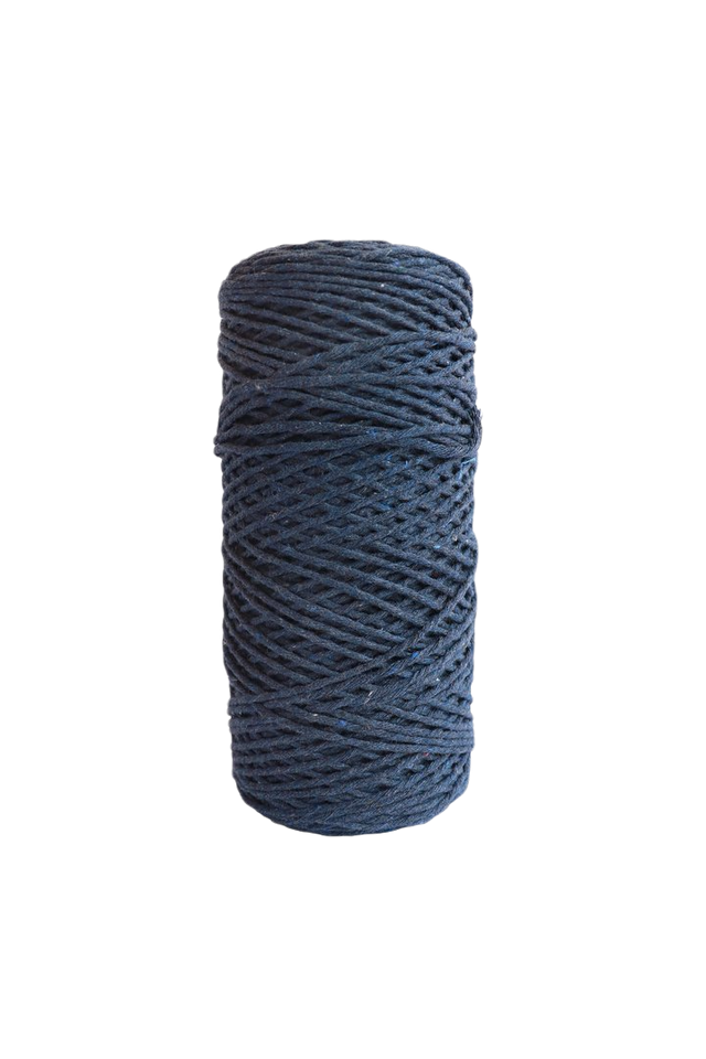 indigo 2mm 100% oeko tex certified cotton string or cord 