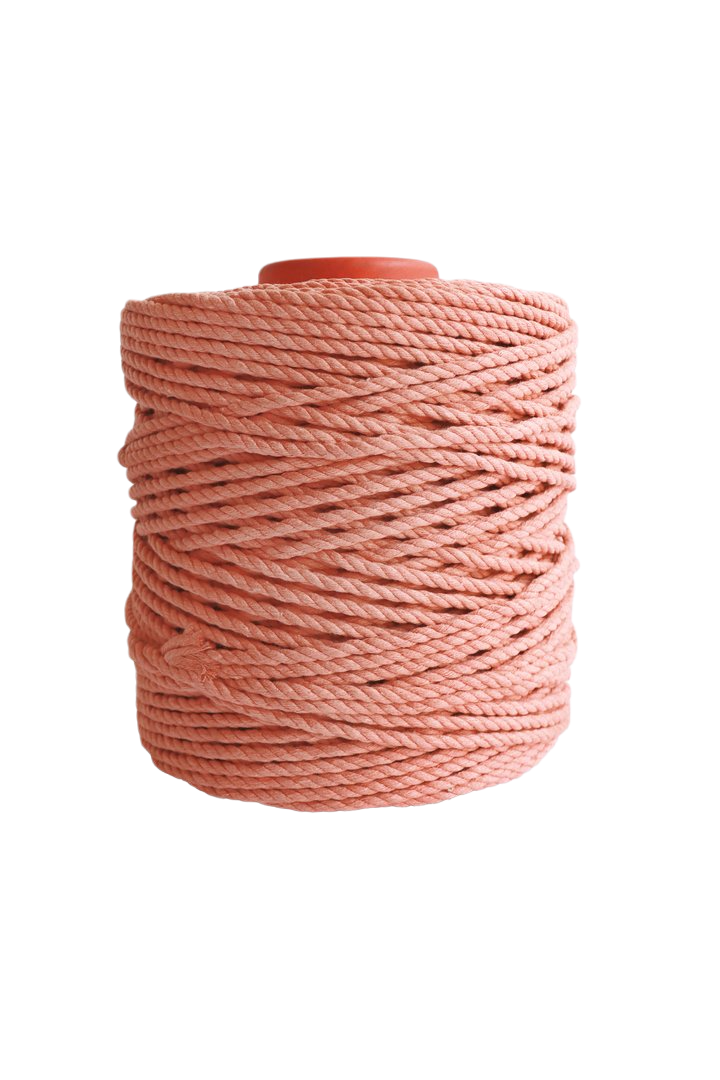 BARGAIN BIN 4mm 3ply RECYCLED TWISTED ROPE, Macrame 3ply Rope