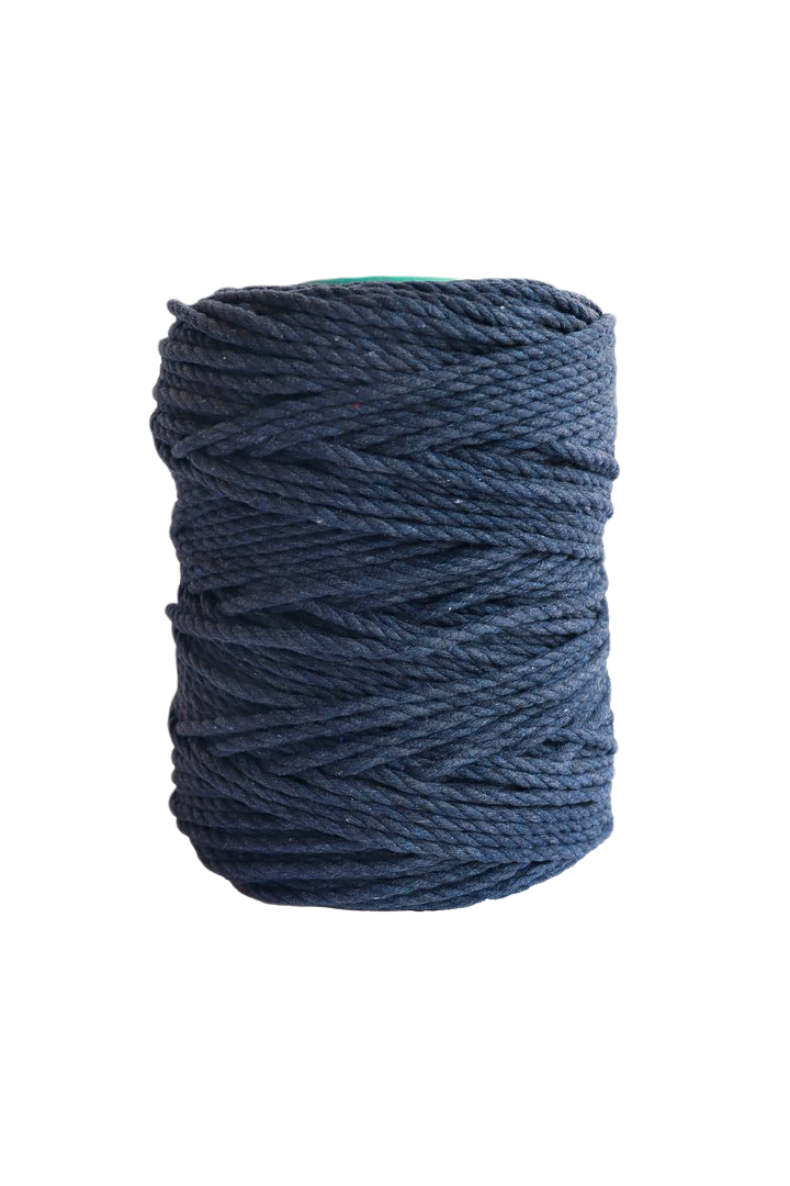 600 feet of 5mm 100% cotton rope- Indigo