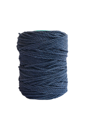 600 feet of 5mm 100% cotton rope- Indigo