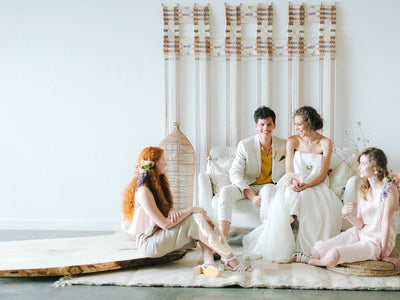 Ethereal Wedding Inspiration Featuring Modern Macramé