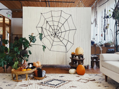 DIY Eco-Friendly Halloween Spider Web