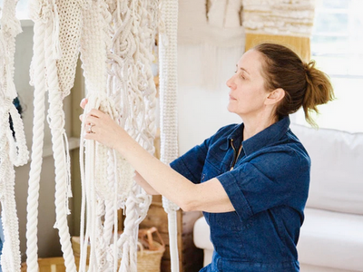 Tori Brogan, the Catskill Kiwi macrame and fiber artist