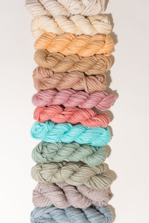 Hand Felted Wool Yarn in a variety of colors