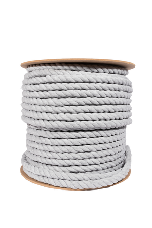 light gray 20mm cotton rope spool 