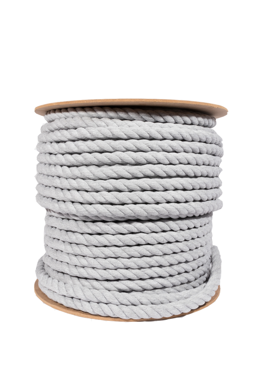 light gray 20mm cotton rope spool 