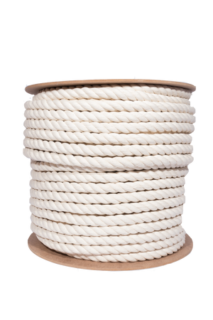 natural 20mm cotton rope spool 500' for artists and interior designers