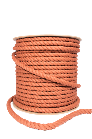 20mm or 1/2 inch cotton rope in copper