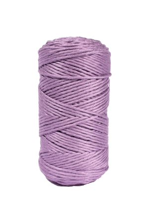 3mm bamboo super soft string for macrame - lilac