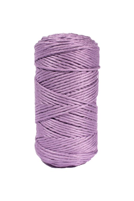 3mm bamboo super soft string for macrame - lilac