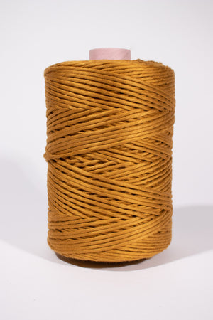 3mm bamboo super soft string for macrame - bronze
