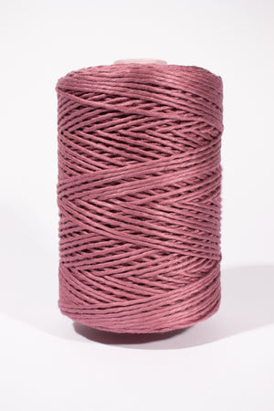 3mm bamboo super soft string for macrame - mulberry
