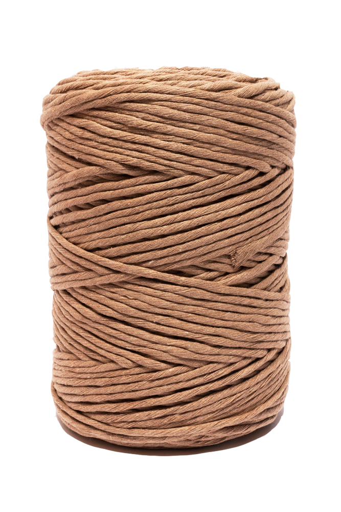 4mm cotton cord in wheat wonderful for DIY macrame projects