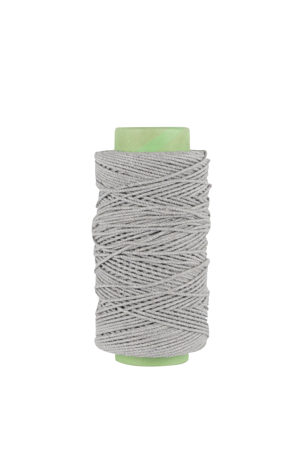 3mm 2 ply 100% cotton rope in light gray