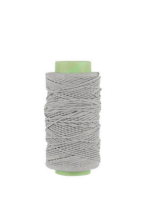3mm 2 ply 100% cotton rope in light gray