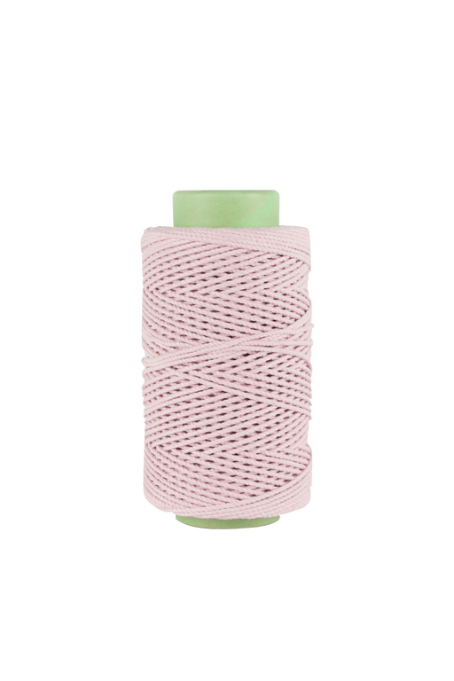 3mm Cotton Rope 500 Feet -Use for DIY Jewelry, Knitting, Gift Wrap and More! Light Pink by Modern Macramé