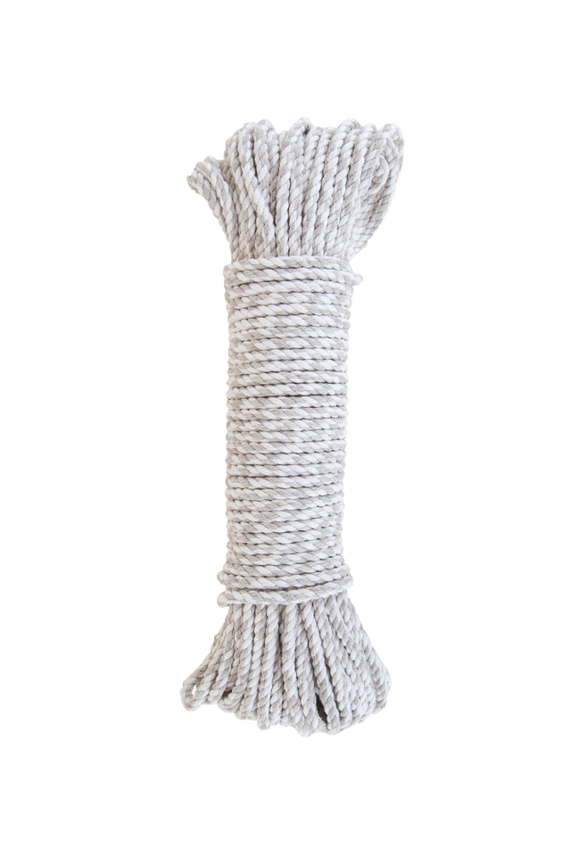 Cotton Cord 5mm 100m, 46 Colors, Color Light Grey, Macrame Cord, Macrame  Yarn, Cotton Yarn, Braided Cotton Cord 5mm with core, Crochet Cord, Macrame