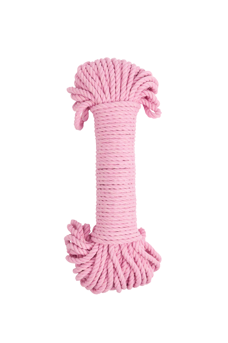 5mm cotton rope bundle pink
