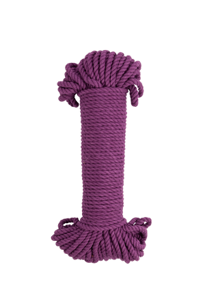 5mm cotton rope bundle in  Violet