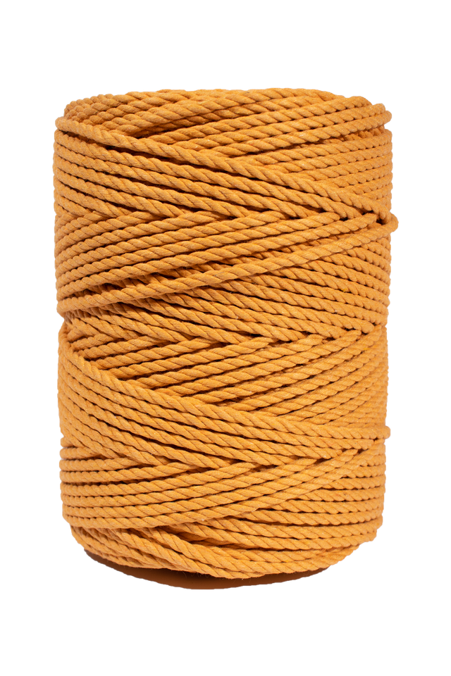 5mm Macramé Cord, Recycled Cotton - 100 Metre Roll. - Woolly
