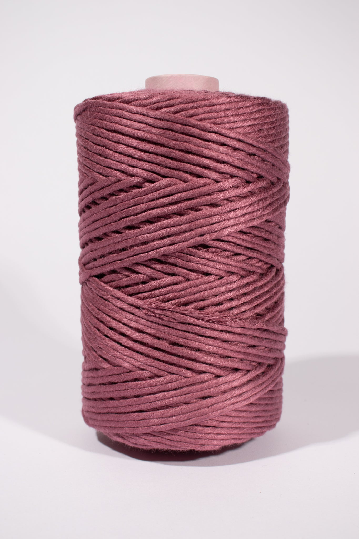 5mm bamboo super soft string for macrame - mulberry