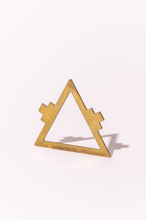 Brass triangle
