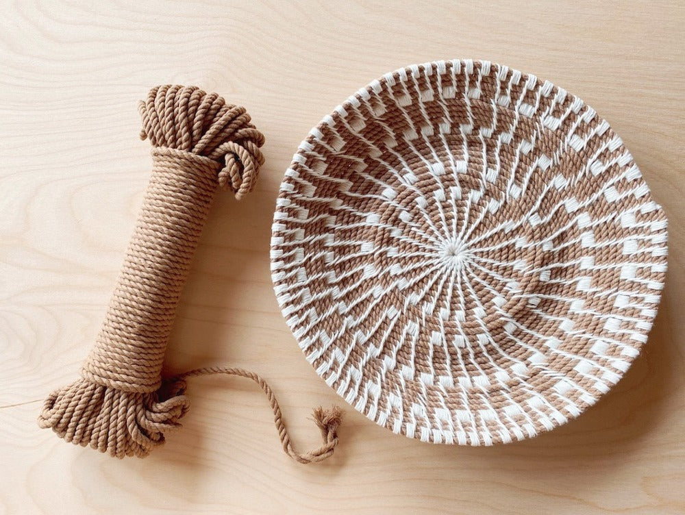 Sunburst Basket Kit with Wheat Rope