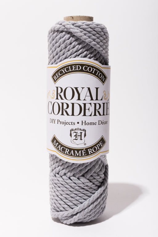 Light Gray 6mm Cotton Rope 2ply Recycled Cotton