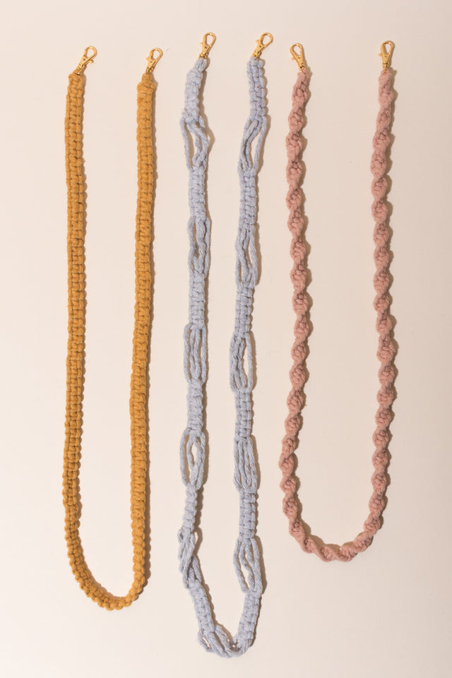 Three DIY Face Mask Lanyard styles to choose from!  