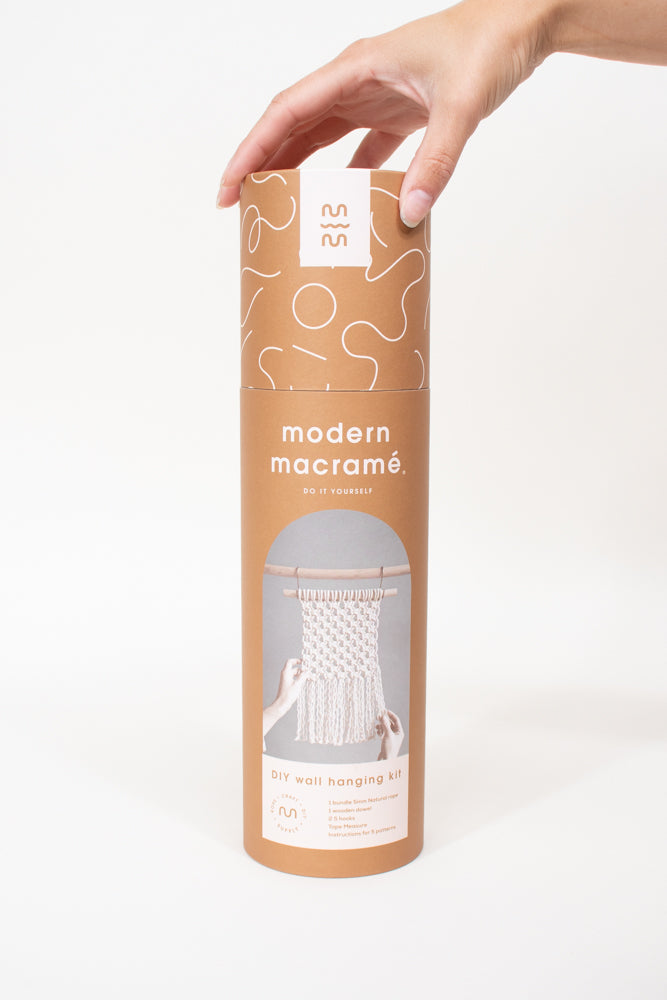 Modern Macramé DIY Wall Hanging Kit