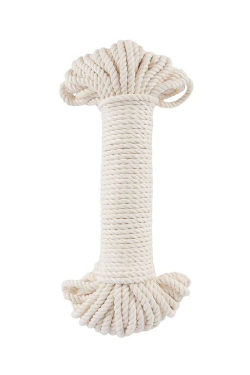 Cotton Rope for Macramé - 6mm Double-strand Macrame Rope - Hemptique
