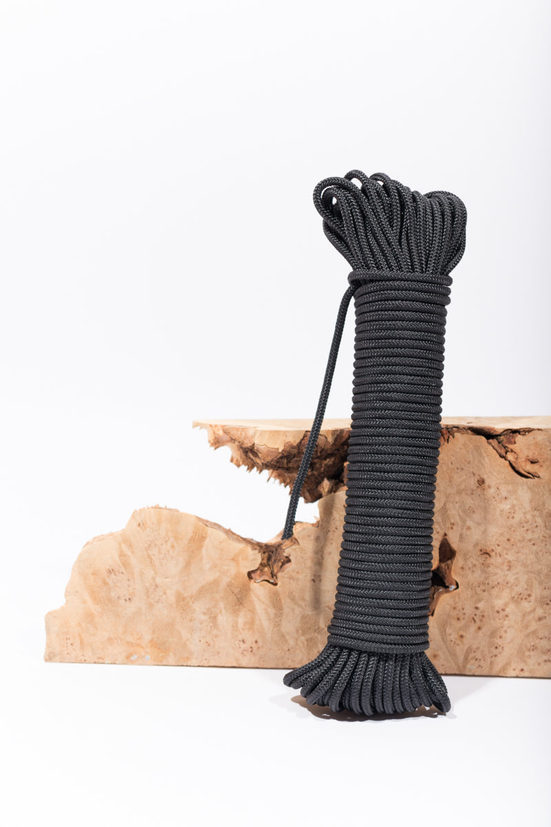 Black recycled rope