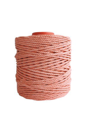Waxed COLORED Cotton rope 5/16 60ft