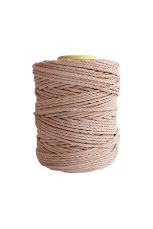 5mm Macramé Cord, Recycled Cotton - 100 Metre Roll. - Woolly
