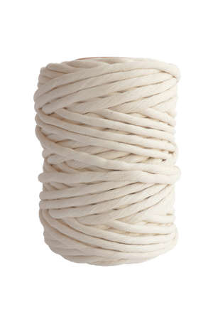 natural 9mm cotton cord or string for craft and macrame
