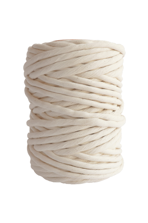 natural 9mm cotton cord or string for craft and macrame