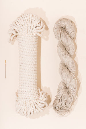  cotton rope and linen yarn from Flax and Twine