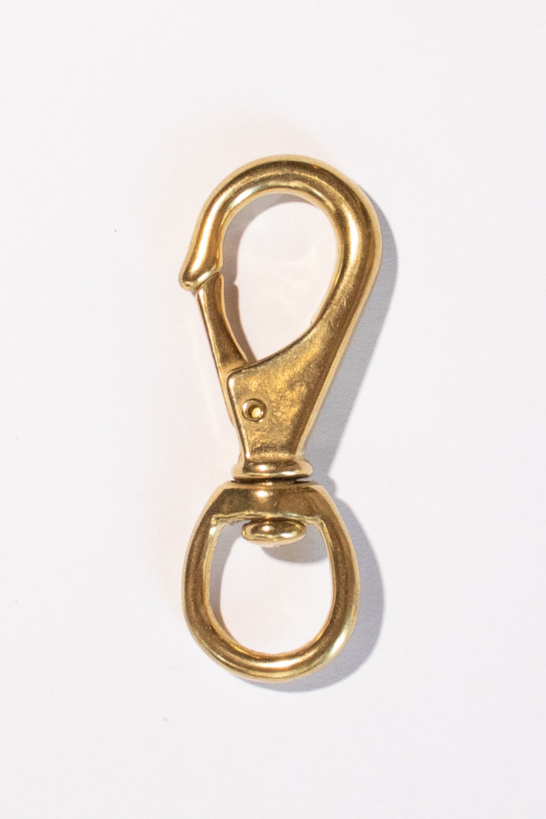 Brass swivel clip