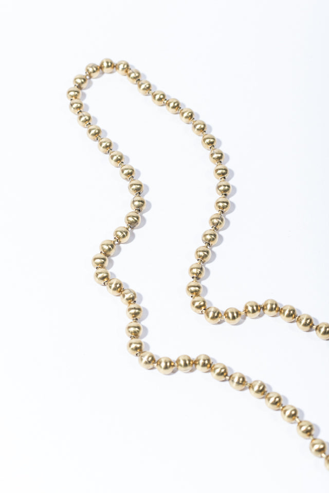 Brass Ball Bead Chain - By the Foot