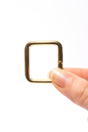 Square Brass Ring