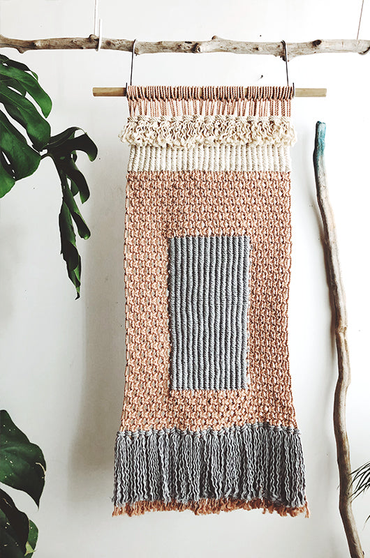 Learn Macramé with our Easy DIY Wall Hanging patterns by Modern Macrame